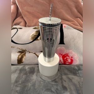 Starbucks silver tumbler